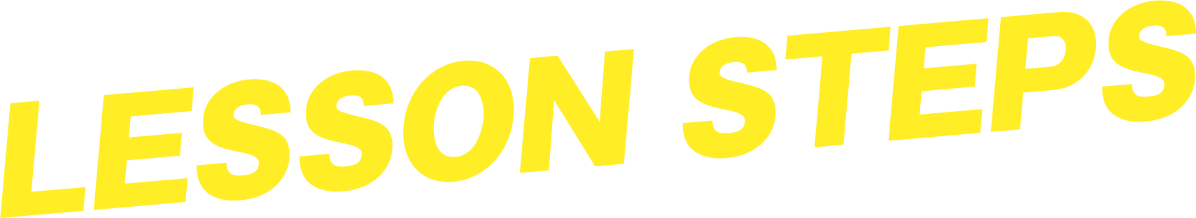 LESSON STEP